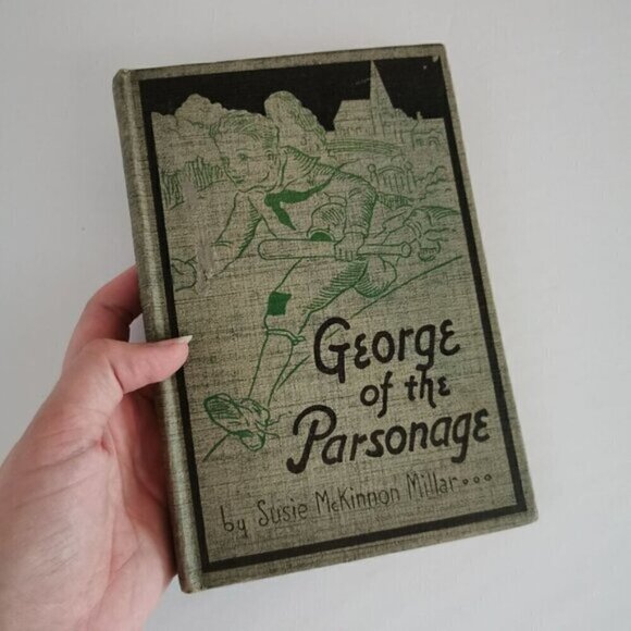 1943 George of the Parsonage Vintage Book Kids Adventure Story Cover Art Library - Picture 2 of 9